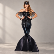 Disfraz de Sirena en negro. Abismo de Ébano.