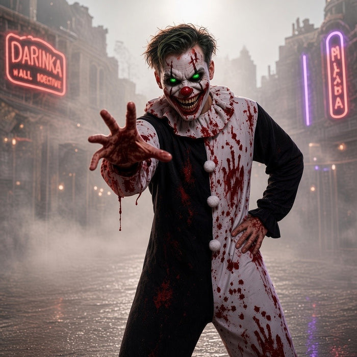 Disfraz Payaso Sangriento- Halloween y Terror