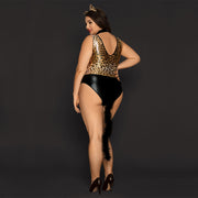Leoparda Curvy – fotografía 2 de disfraz talla plus | Lencerías Darinka