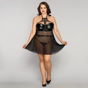 Luna de Encaje Plus – babydoll talla plus Lencerías Darinka