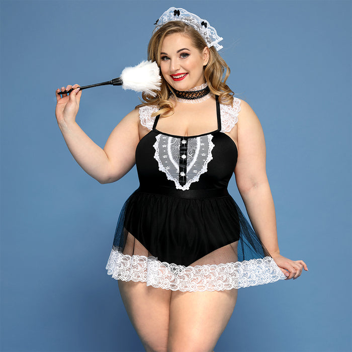 Servicio Curvy – disfraz talla plus Lencerías Darinka