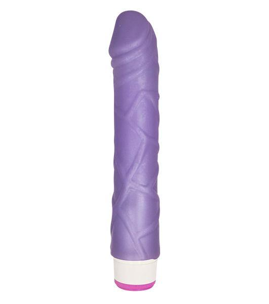 Vibrador realista multivelocidad morado